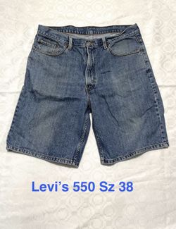 Levi's 550 Relaxed Fit Jean Shorts Size 38