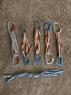 Assorted Climbing Hardware - Outdoor QuickDraws