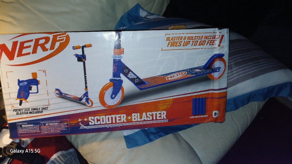Nerf Scooter+Blaster