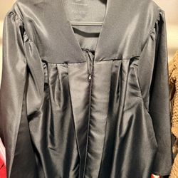 Two Black Cap And Gowns 