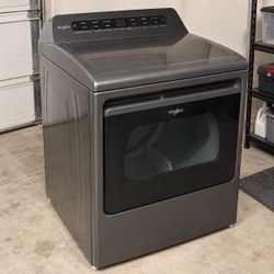 Whirlpool 7.4 Cu. Ft. Smart Electric Dryer – Chrome Shadow