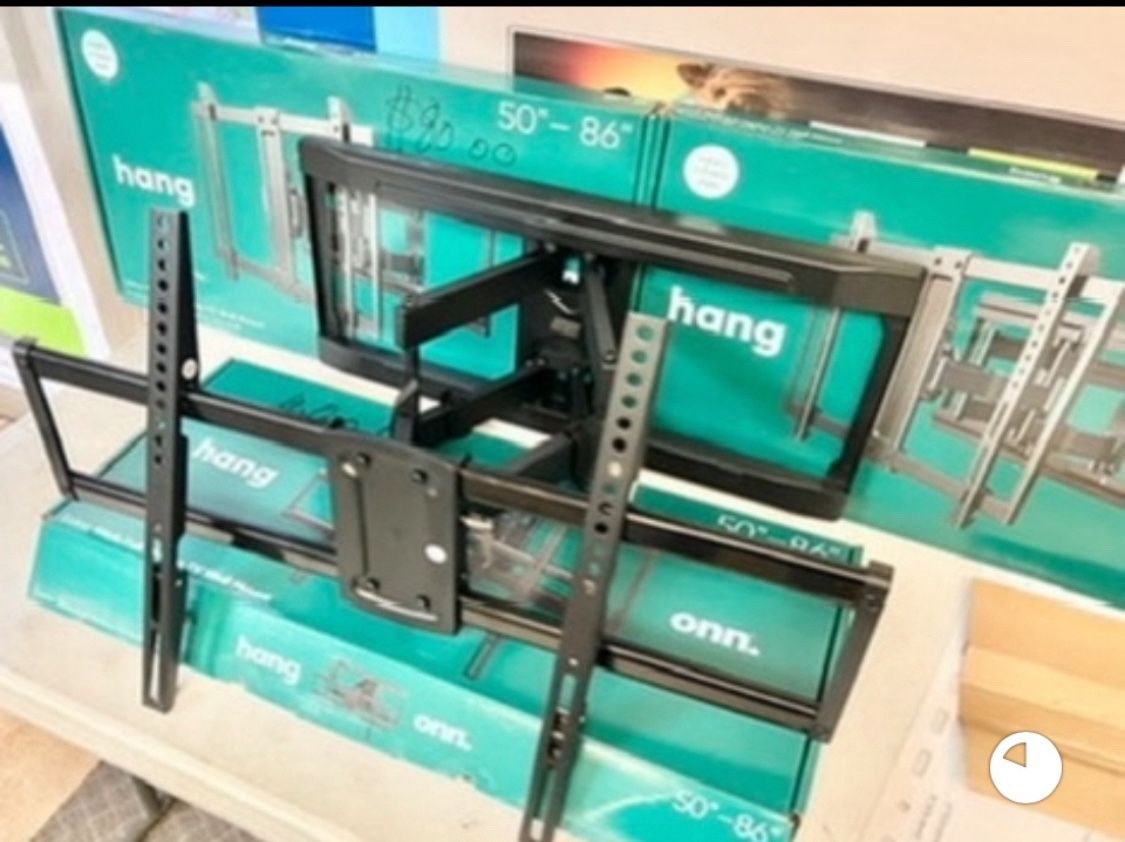 Tv Wall Mount Fits 50”-86 Led TVs New In Box We Also Do Install 