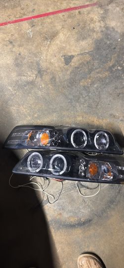 Ford Mustang front headlights