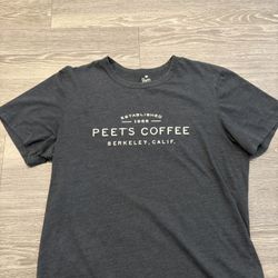 peet’s coffee shirt medium