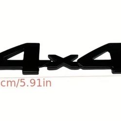 4X4 Vehicles Emblem ABS