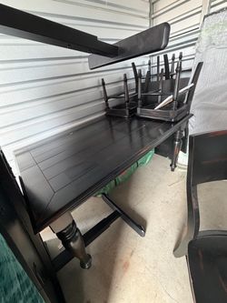 Black table +extension