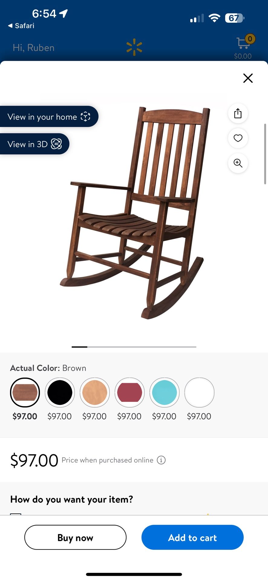 Wooden Porch Rocker Chairs