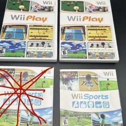 Wii Sports & Wii play Tested!  ⬇️prices In Description⬇️