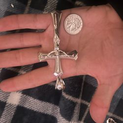 Silver Pendant With CZ 