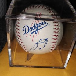Julio Urias Autograph Baseball 
