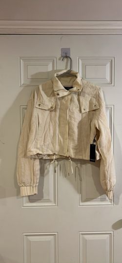 Forever 21 Hooded Jacket (Antique White)