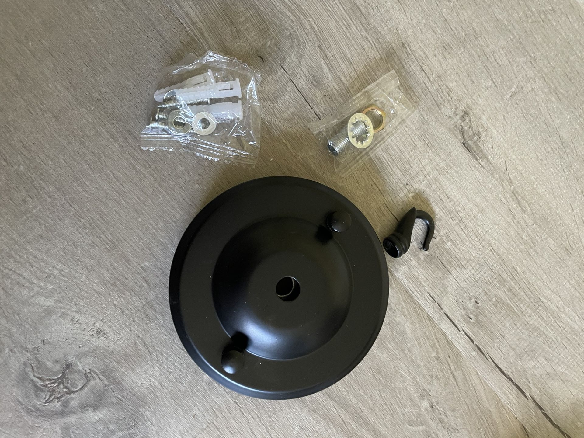 Haultop Upgraded Version Light Canopy Kit Black, Vintage Chandelier Canopy, Iron