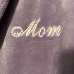 Lavender Plush “mom” Robe $20
