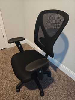 Office chair with mesh back