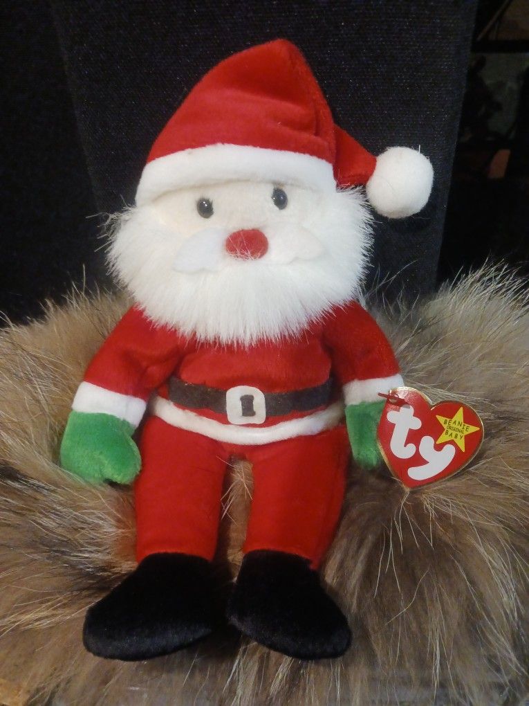 Santa Beanie Baby