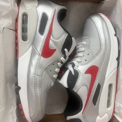Air Max 90 Photon Dust/University Red