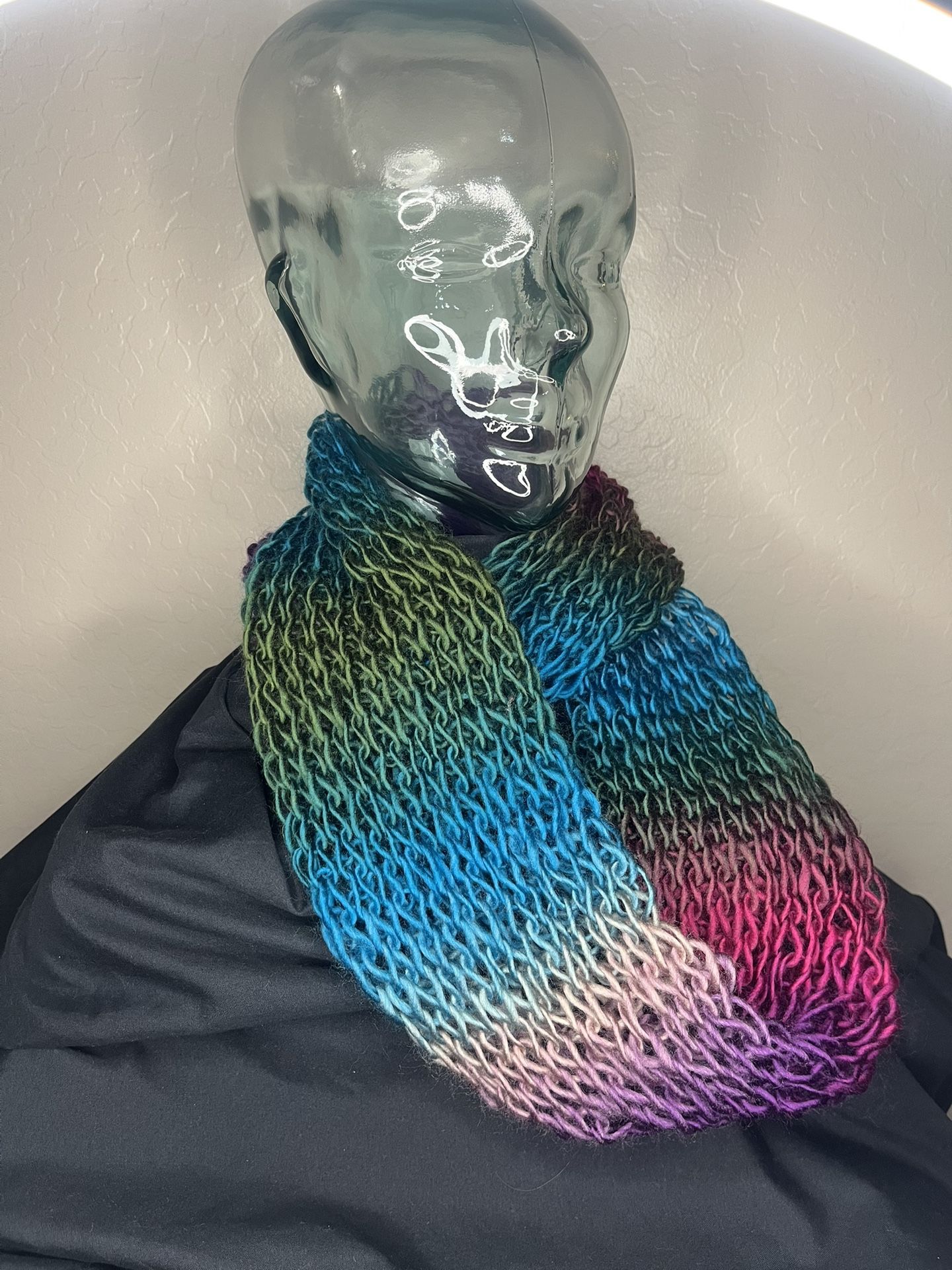 Women’s Hand Knit Infinity Scarf (wrap)