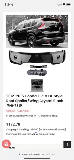 2012-2016 Honda CR-V Wing