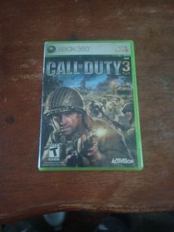 Call of Duty 3 Xbox 360