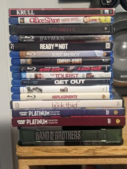 Blu-Ray DVD 4K movies new & use