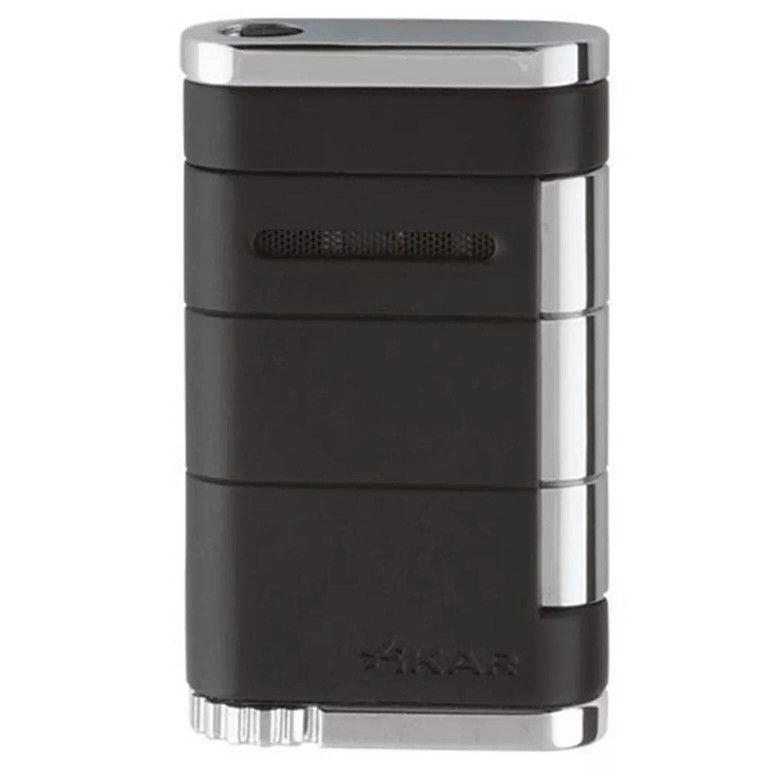 XiKAR 533BK Allume Double Flame Cigar Lighter Black