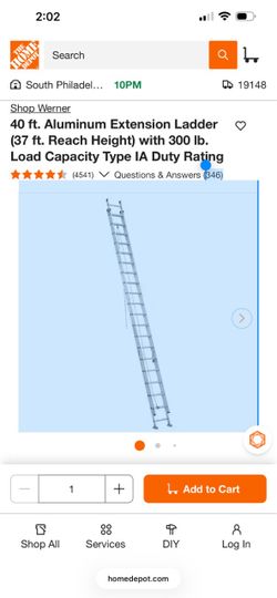 Werner ladder 40ft