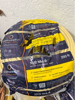 Electrical wire 10/2, 12/2 250ft $70