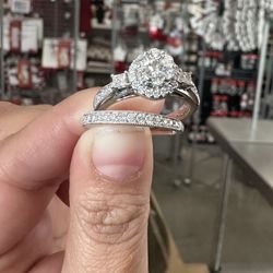 Bridal/Engagement Wedding Ring Set 