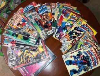 Copper Age Captain America  Comics (49 Issues)