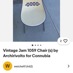 2- Retro/Art Deco chairs by Archirivolto Both for $22.00