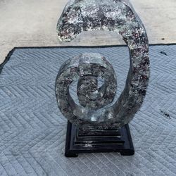 Spiral Stone Candle Holder 