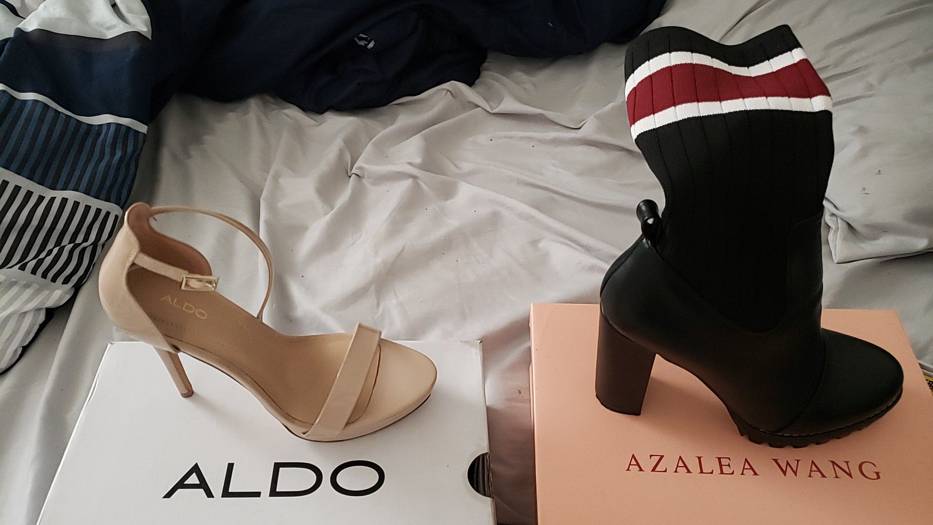 Aldo high heels 7.5 and Azalewang High heel Boots 7.5 brand new in box!