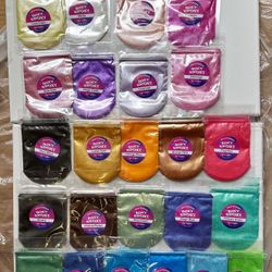 New 24 Packets of Colorful Mica Powder