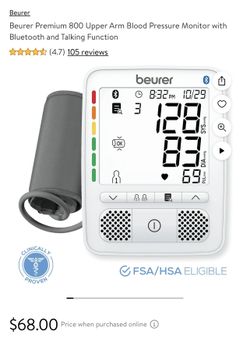 Blood Pressure Monitor 
