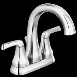 Delta Portwood 2-Handle Bathroom Faucet Chrome- NEW