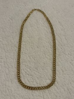 Gold Plated Cuban Necklace 