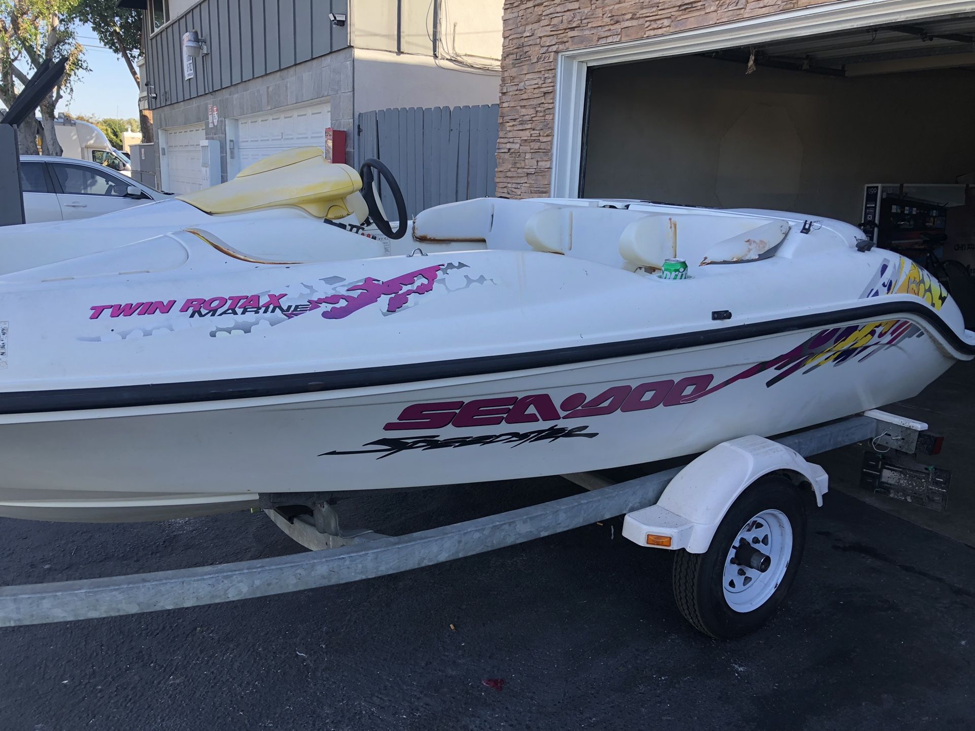 1996 Sea Doo Speedster, Dual Motor 2 Stroke Boat for Sale in Huntington