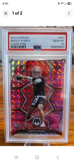 Brock Purdy Pink Camo PSA 10