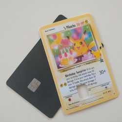 Pikachu Pokemon Credit Card Sticker Cover Skin