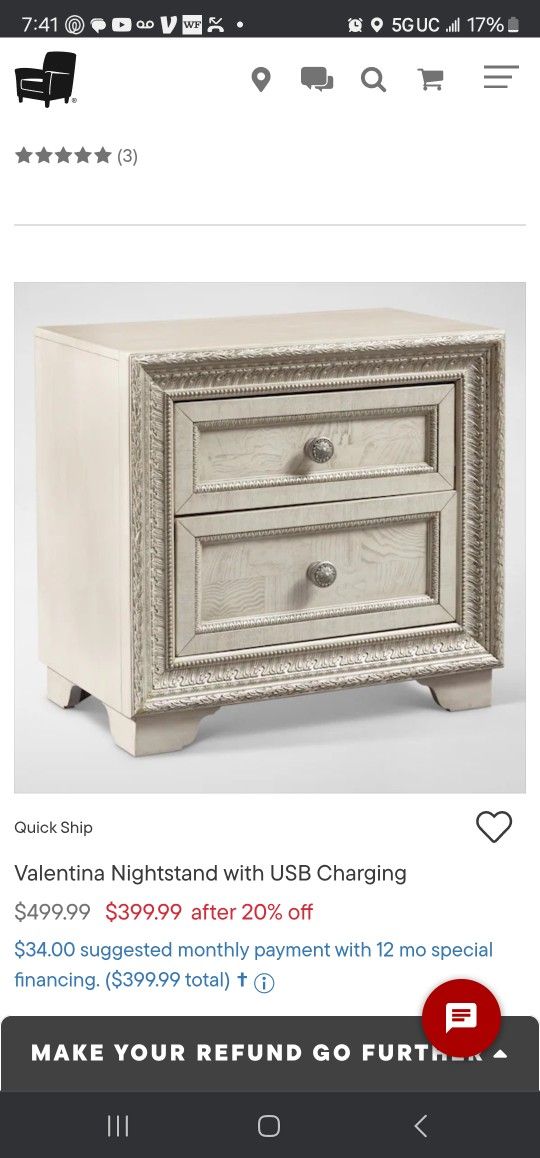Valentina Bed Frame/ Door chest/ Nightstand