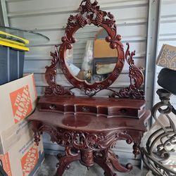 Big Wood Console Table 