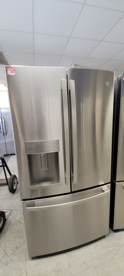 GE French Door Fridge – Stainless, Ice/Water Dispenser