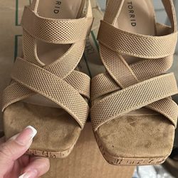 Torrid wedge heels size 8W