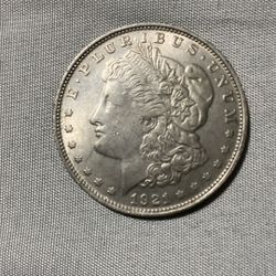 One Dollar Morgan Silver 1921