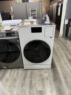 Samsung Bespoke 5.3 Cu Ft Extra Large Capacity Front Load Washer / Dryer Combo - 240 Voltage 🔥