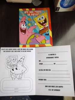 SpongeBob Party Stuff 