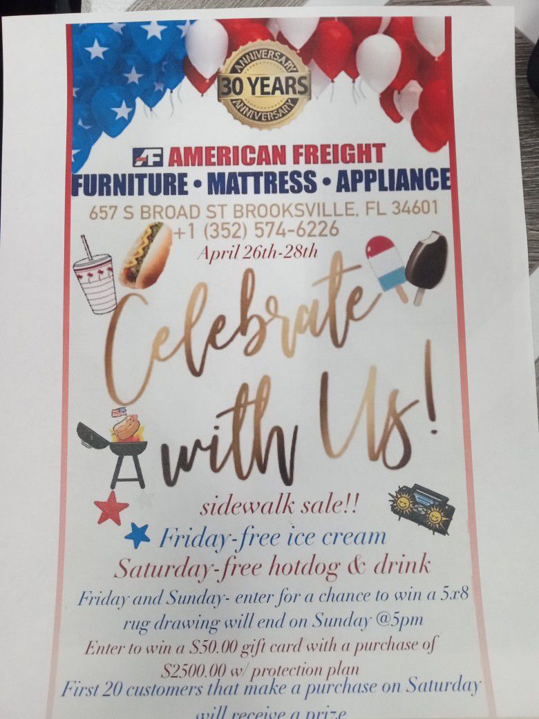 American Freight Furniture 30th Birthday Party!