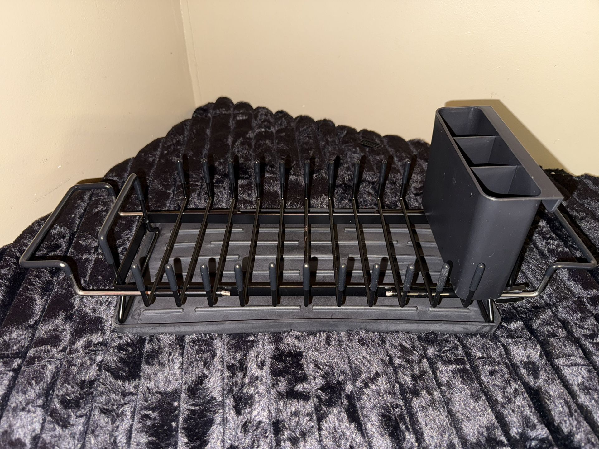 Dish Drying Rack with Utensil Holder