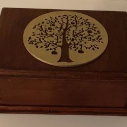 Hand Crafted Wooden Trinket Box