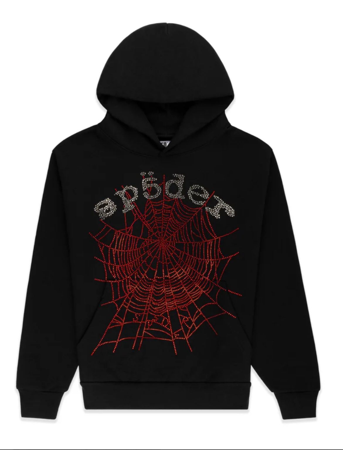 Sp5der Hoodie Og Rhinestone